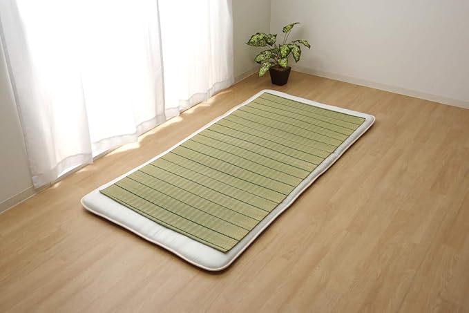 ikehiko 凉席 灯心草凉席 睡席 日本产 『叶月』 单人用 约88×180